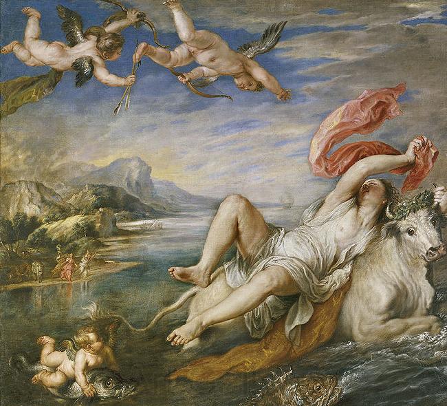 Peter Paul Rubens El rapto de Europa Norge oil painting art
